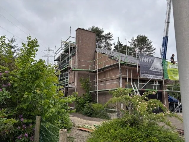 Het dak vóór de renovatie